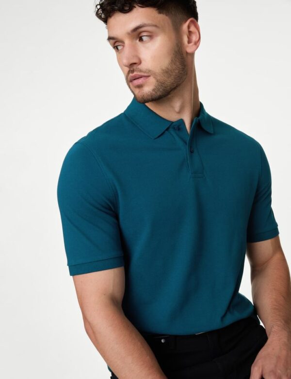 Petrol Blue Polo T-Shirt